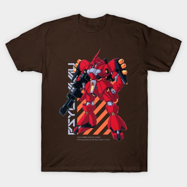 Geara Doga Psycommu System Test Type Gundam T-Shirt by Shapwac12